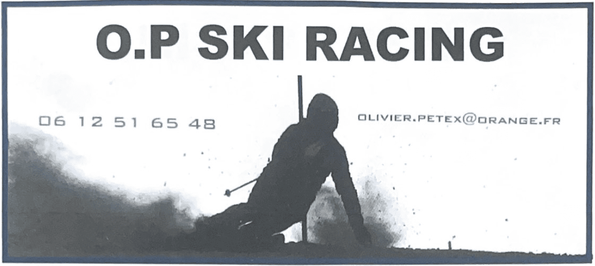 O.P ski racing Olivier Petex Moniteur ski la plagne